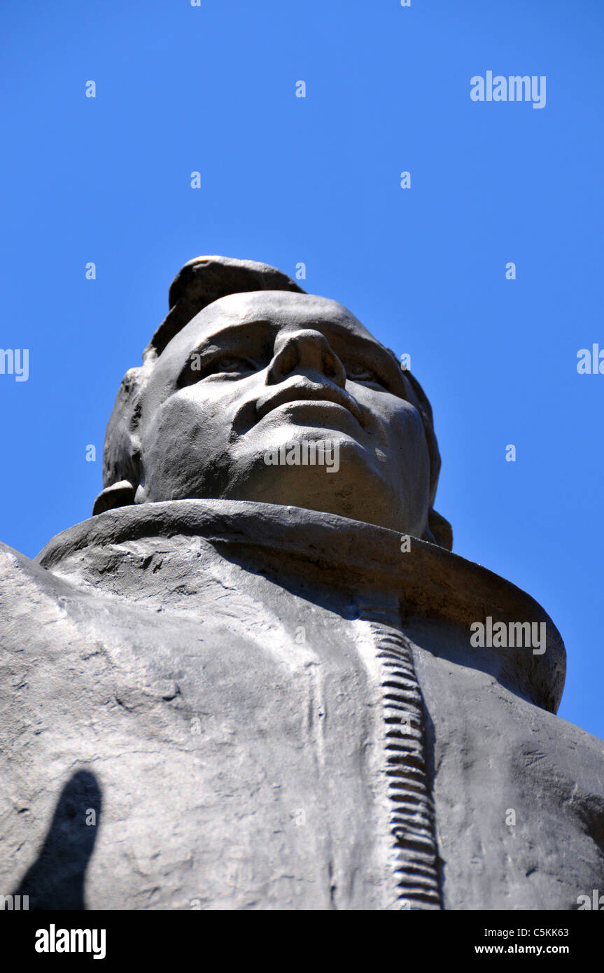 Yuri Gagarin Statue sculpture memorial à Londres Grande-bretagne British Council Banque D'Images