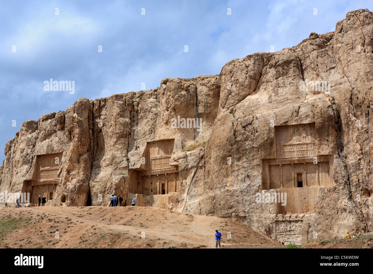 Naqsh-e Rustam, la province du Fars, Iran Banque D'Images