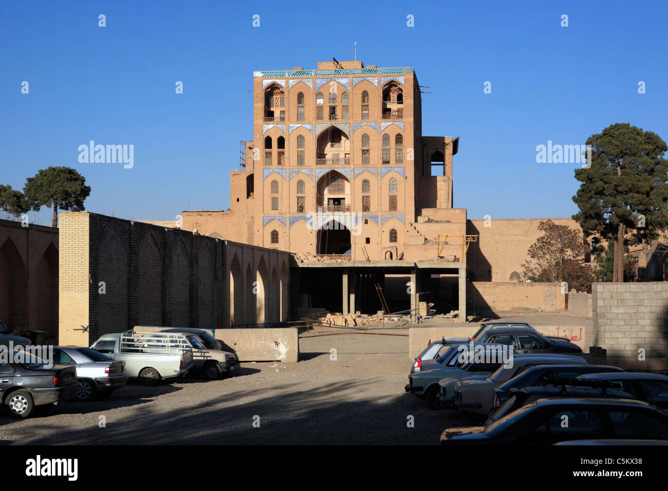 Vieille ville, place Imam, Isfahan, Iran Banque D'Images