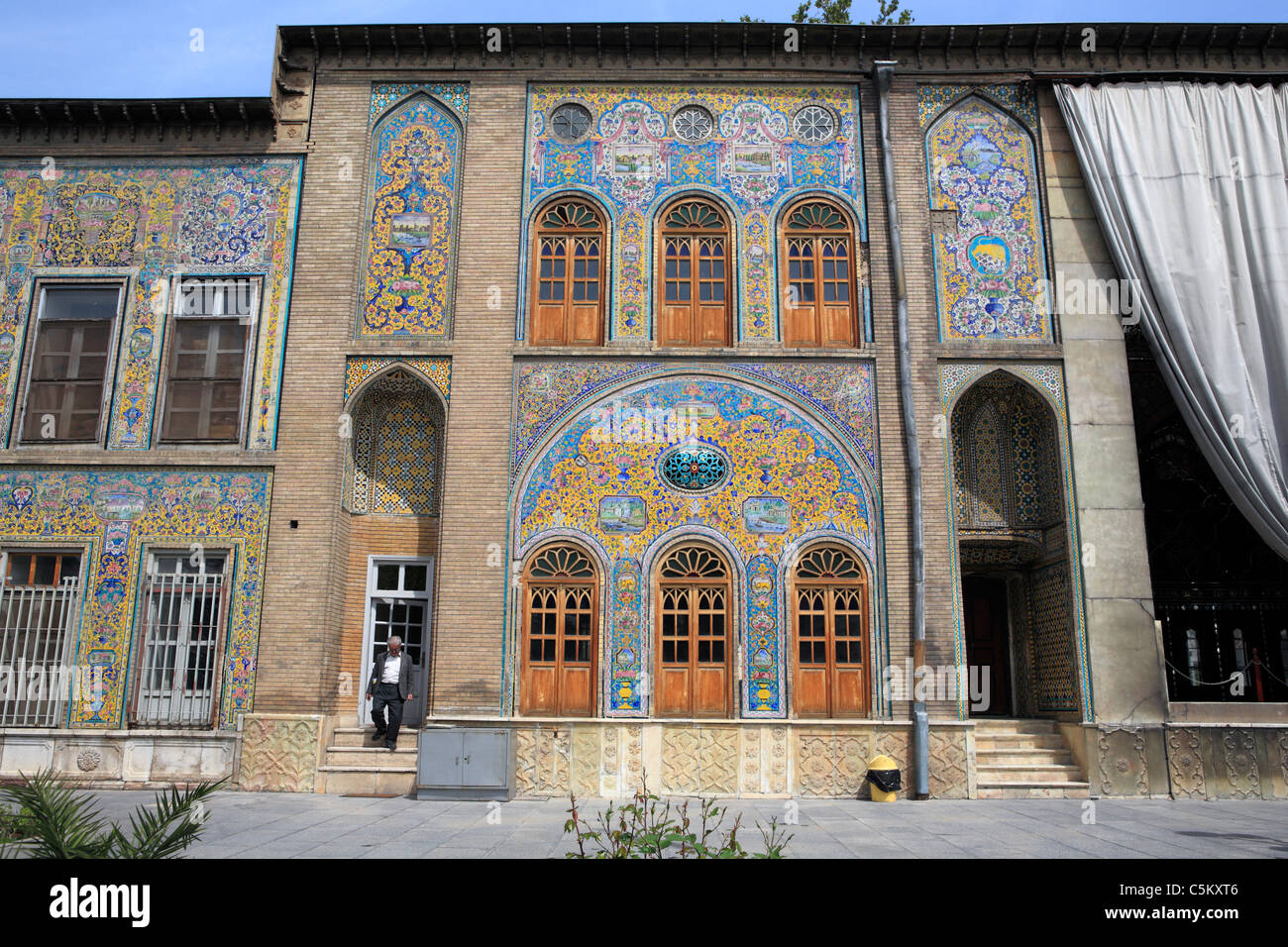 Palais du Golestan, Téhéran, Iran Banque D'Images