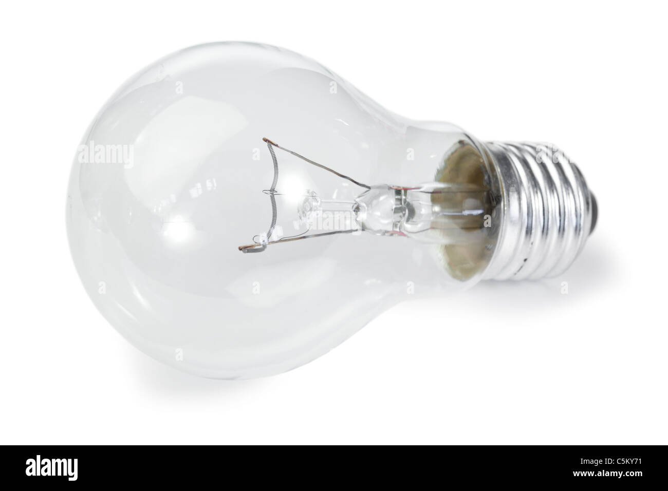 Clear Light bulb Banque D'Images