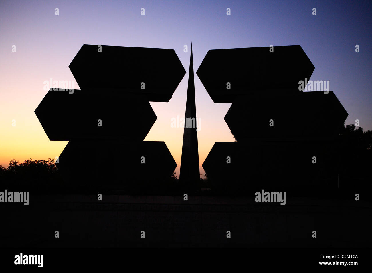 (Yad Vashem Holocaust Memorial), Jérusalem, Israël Banque D'Images