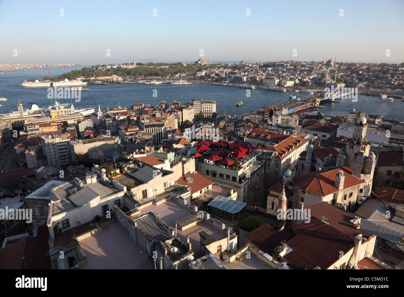 Vue panoramique d'Istanbul à partir de la tour de Galata Banque D'Images