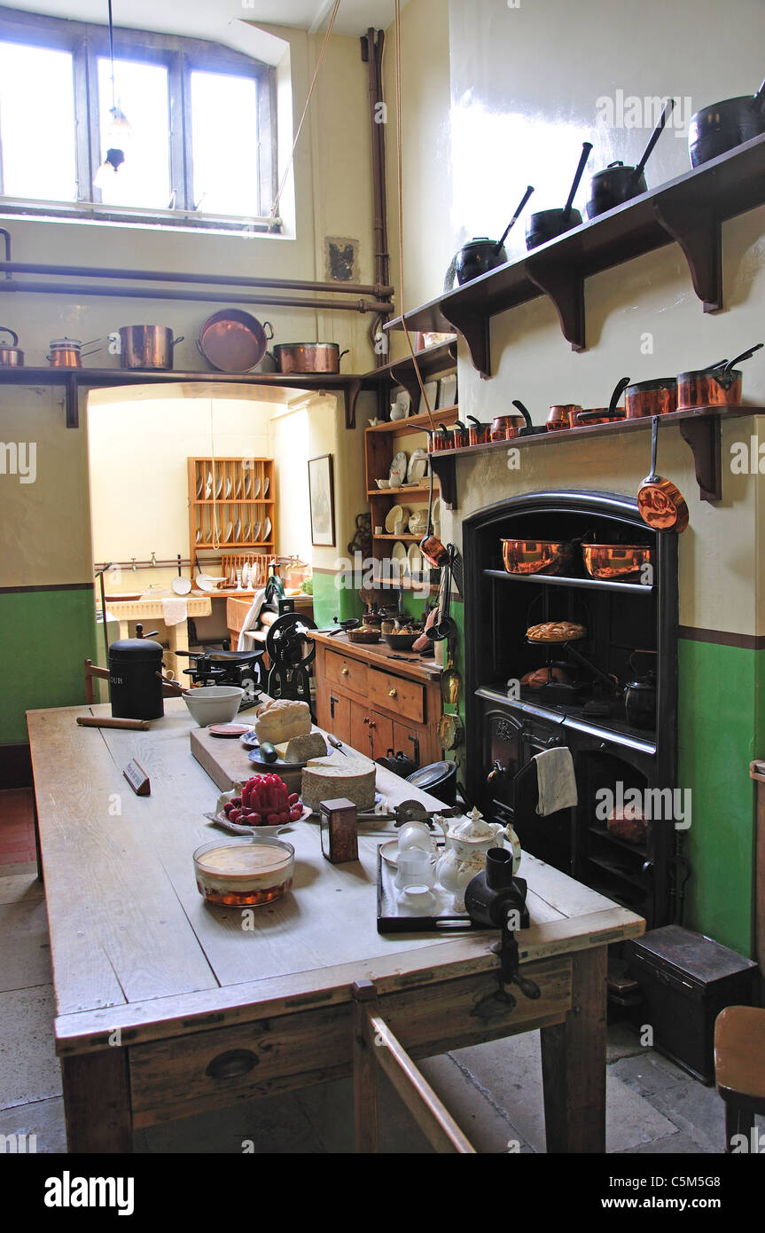 Cuisine maison victorienne, Palace, Beaulieu, New Forest District, Hampshire, Angleterre, Royaume-Uni Banque D'Images