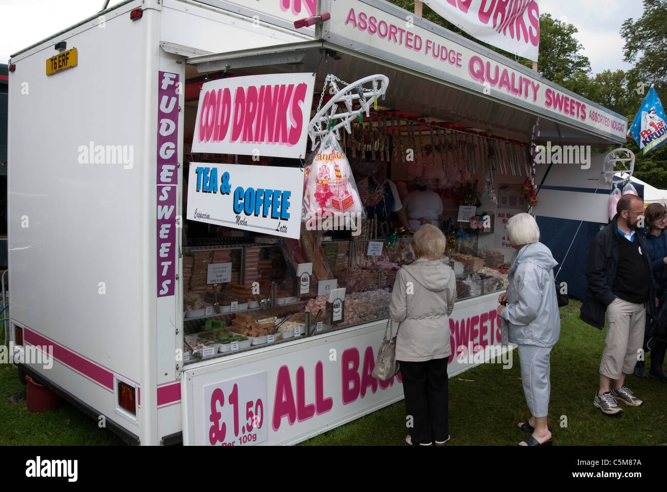 Sweetie Stall Inveraray Highland Games Loch Fyne Argyll Ecosse Banque D'Images