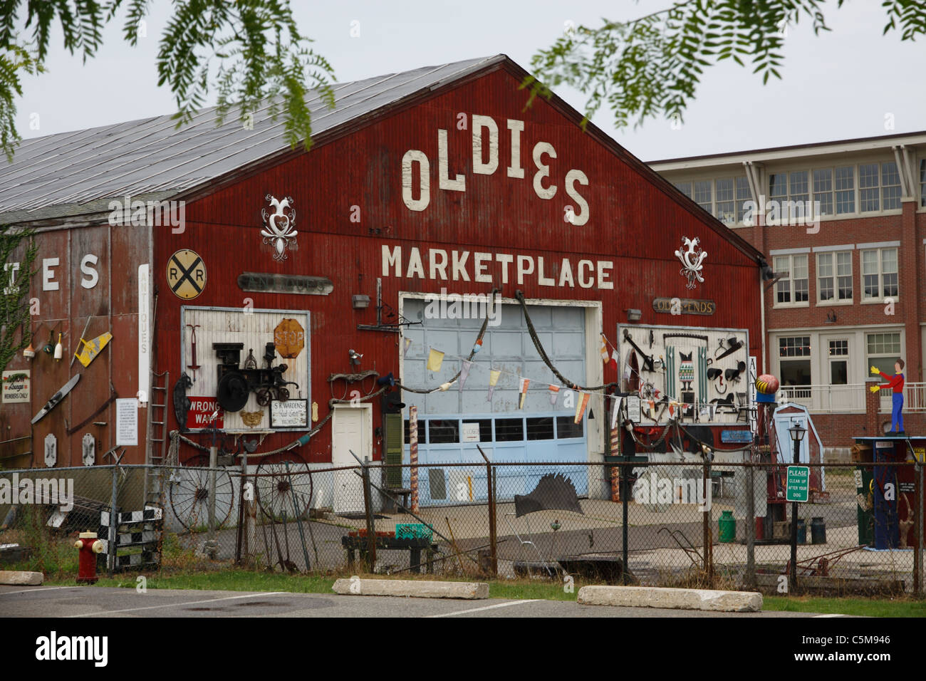 Oldies Marketplace Portsmouth dans le New Hampshire Banque D'Images