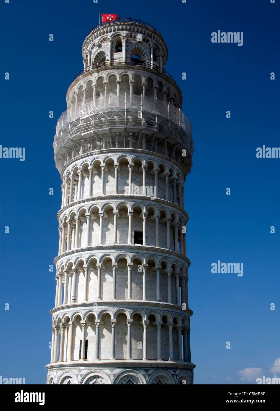 La tour penchée de Pise, Pise, Toscane, Italie Banque D'Images