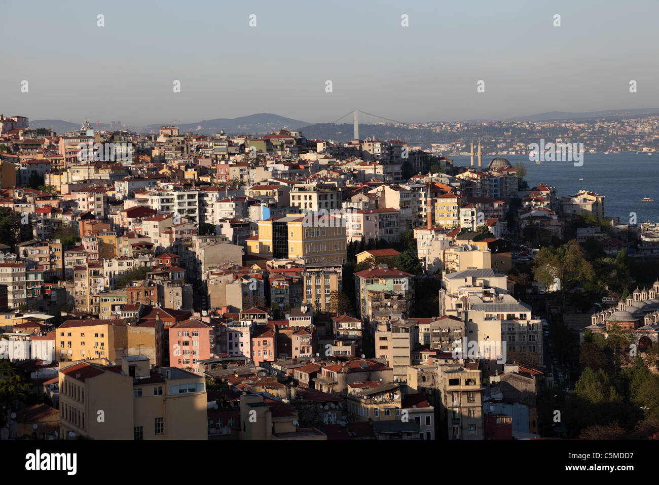 Vue panoramique d'Istanbul à partir de la tour de Galata Banque D'Images