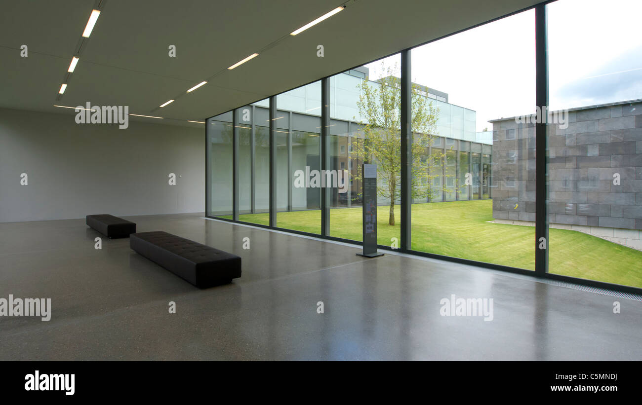 Nouveau bâtiment au Musée Folkwang à Essen Allemagne conçue par l'architecte David Chipperfield Banque D'Images