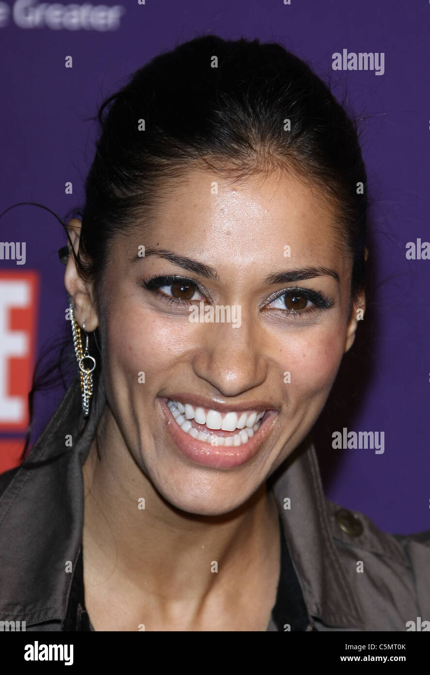 JANINA GAVANKAR ET SYFY E ! COMIC CON SAN DIEGO CALIFORNIA USA PARTI 23 Juillet 2011 Banque D'Images