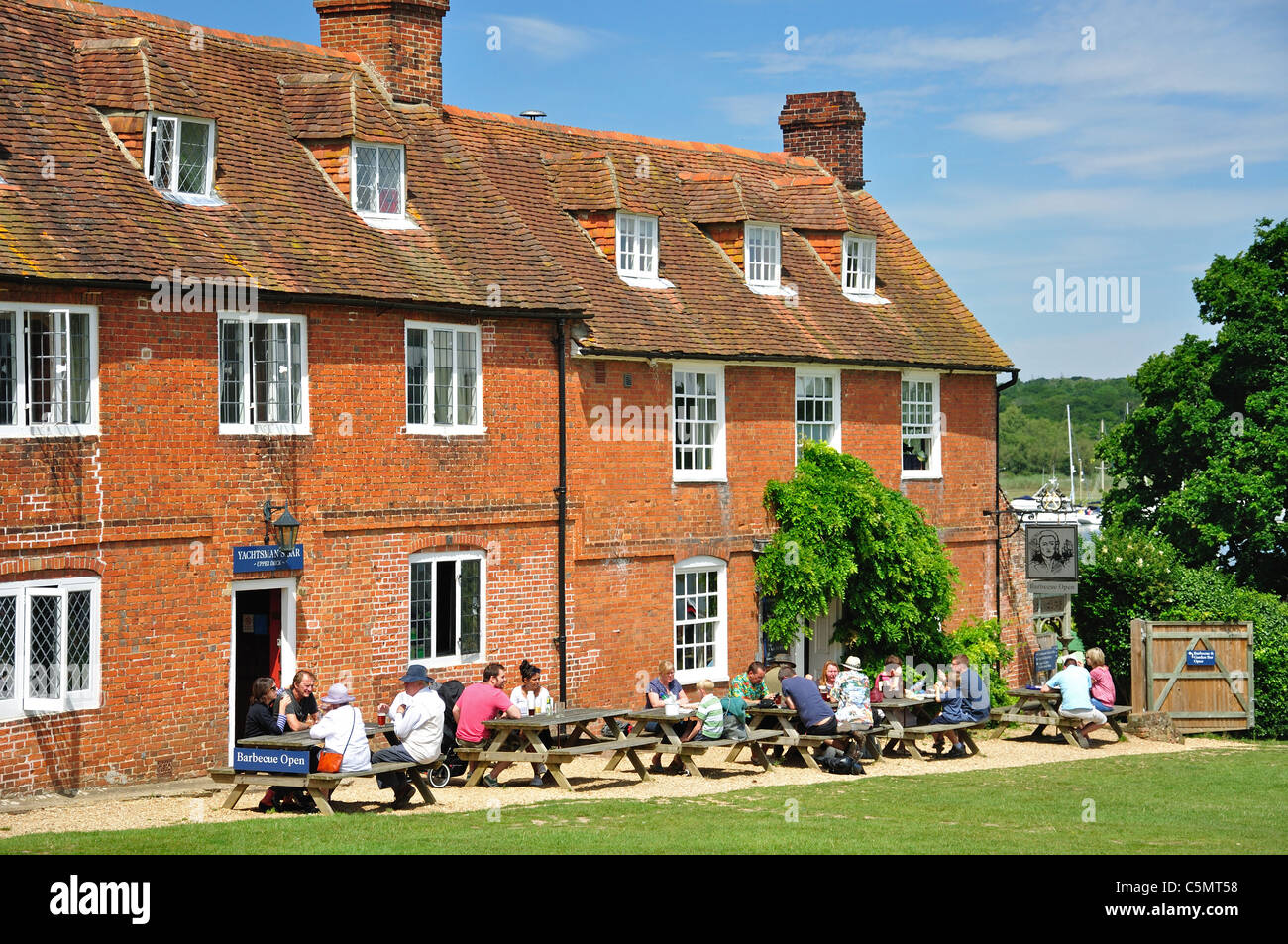 Le Master Builder's House Hotel, Buckler's Hard, Hampshire, Angleterre, Royaume-Uni Banque D'Images