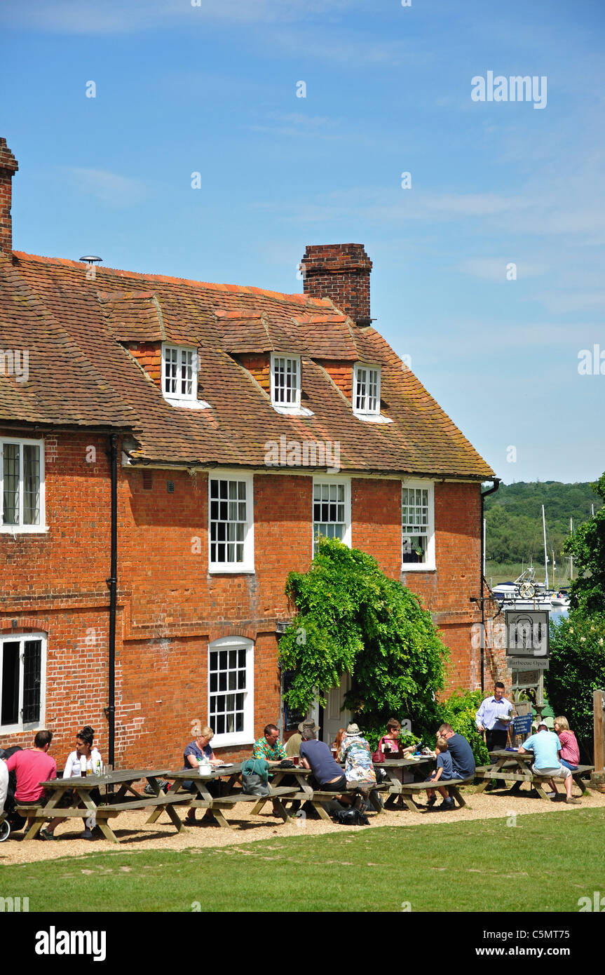 Le Master Builder's House Hotel, Buckler's Hard, Hampshire, Angleterre, Royaume-Uni Banque D'Images