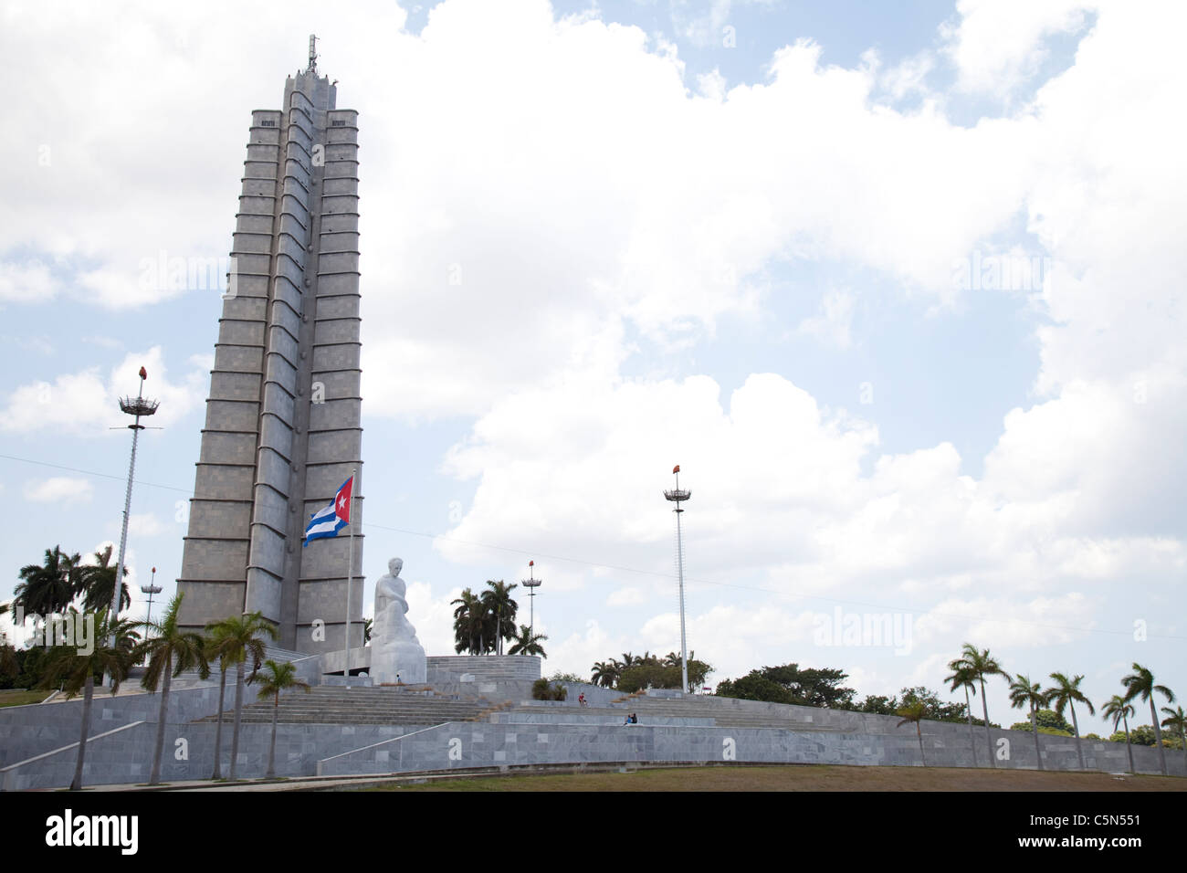 Le Jose Martí statue Place de la Révolution à La Havane Habana Cuba Banque D'Images