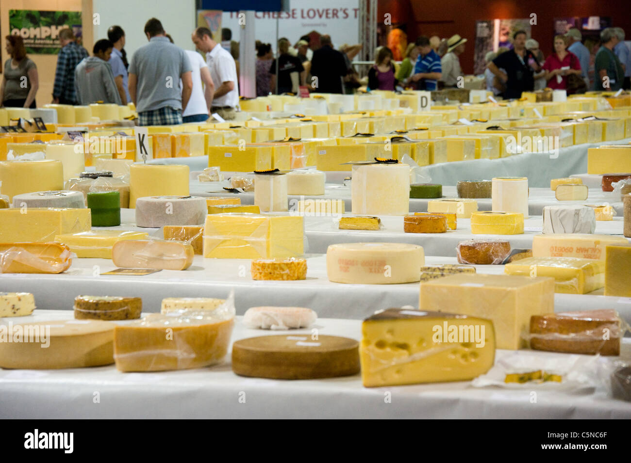 Sélection de fromages britanniques Banque D'Images