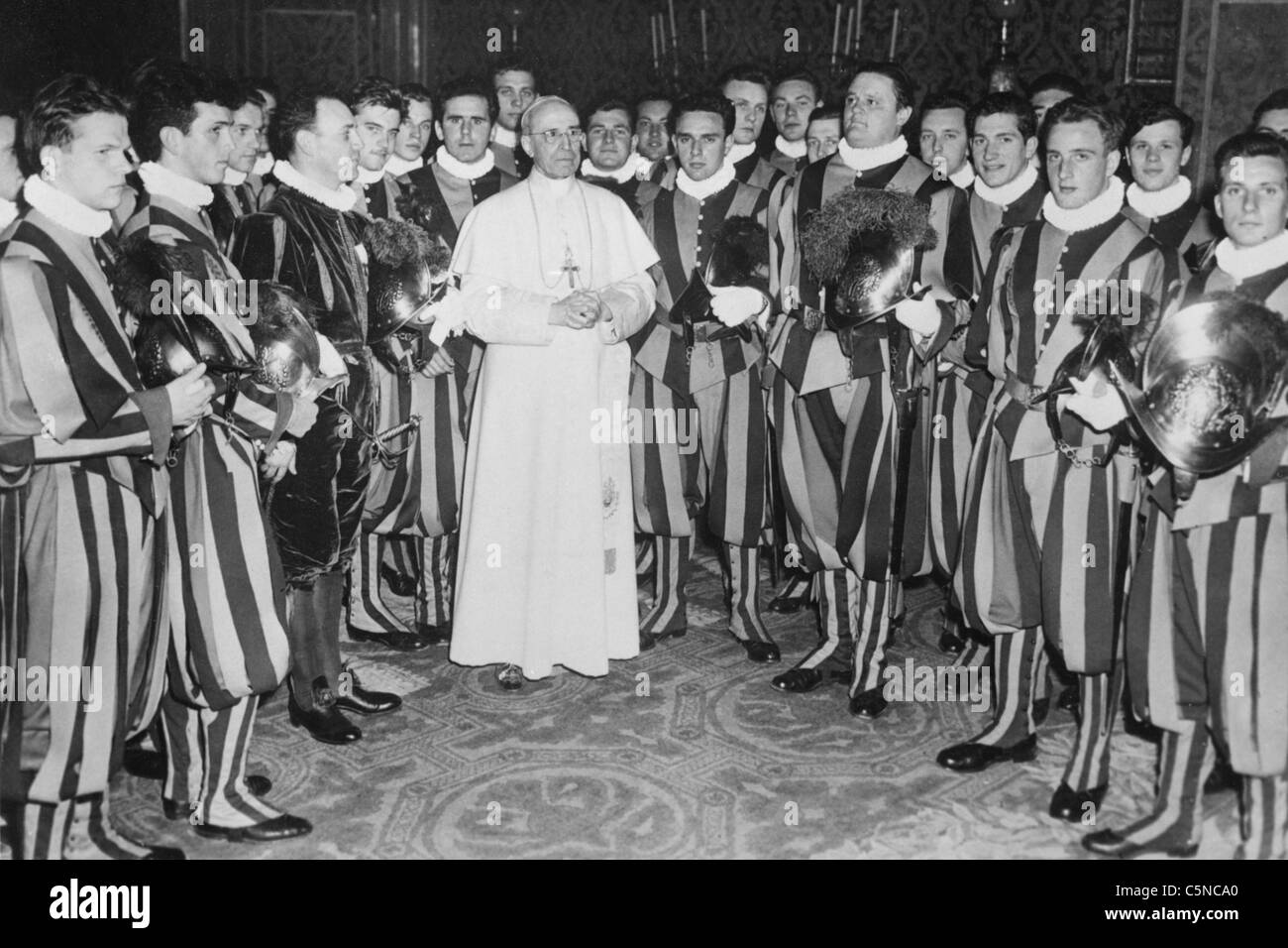 Cité du Vatican, le pape Pie XII, 1957 Banque D'Images