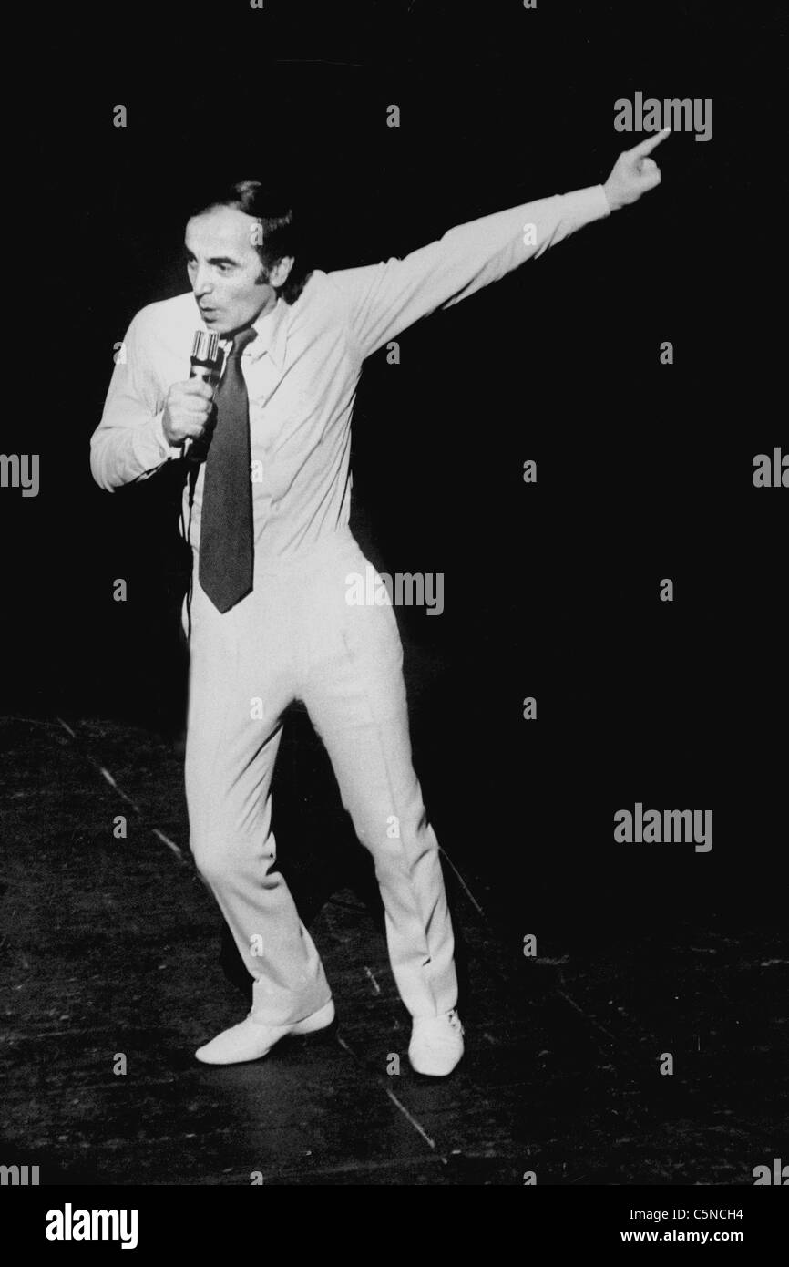Charles Aznavour Banque D'Images