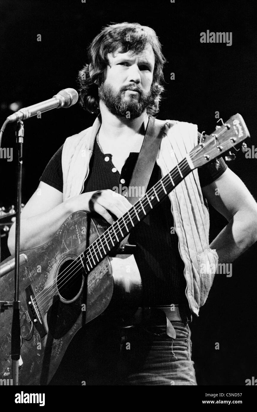 Kris Kristofferson, 1975 Banque D'Images