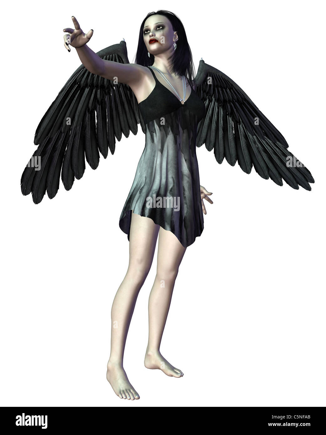 Ange de la mort - Pointage Banque D'Images