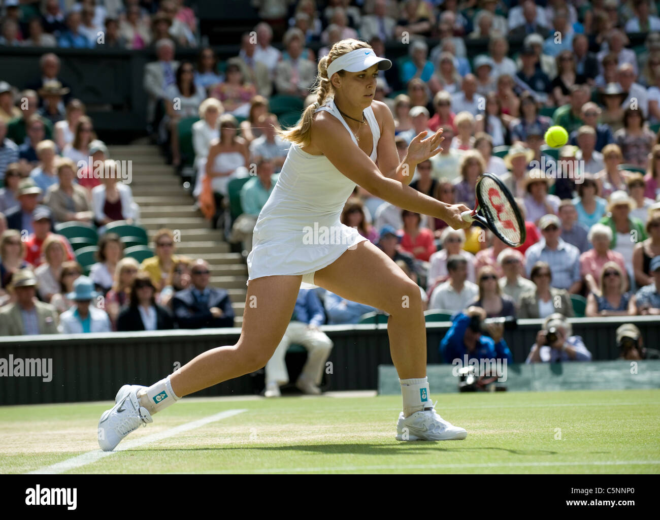 Sabine Lisicki (GER) en action au cours de la Tennis de Wimbledon 2011 Banque D'Images Sabine Lisicki (GER) en action au cours de la Tennis de Wimbledon 2011 Banque D'Images