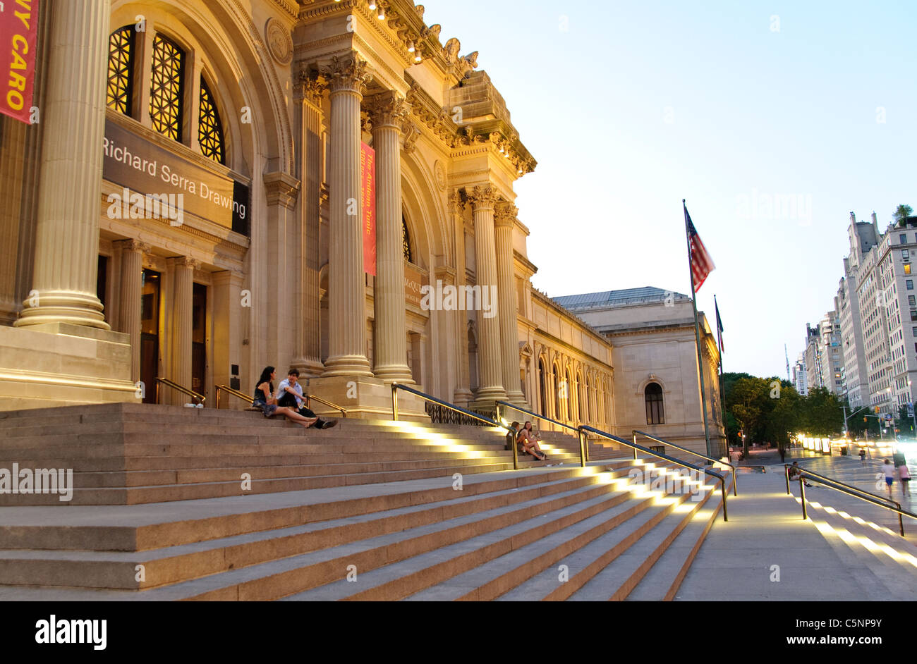 Metropolitan Museum of Art, 5e Avenue, New York City, USA Banque D'Images