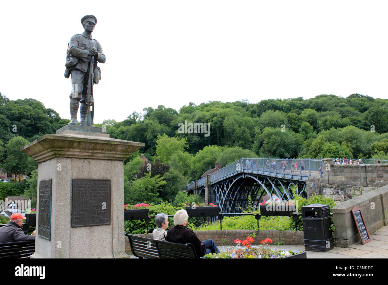 Site du patrimoine mondial de l'Ironbridge, Coalbrookdale, Telford, Shropshire, England UK Banque D'Images