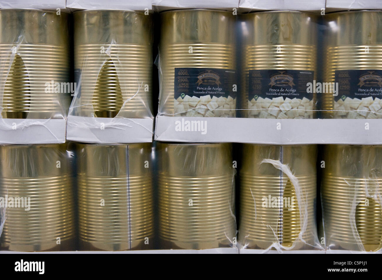 Les légumes en conserve traditionnelle. La Rioja. L'Espagne. Banque D'Images