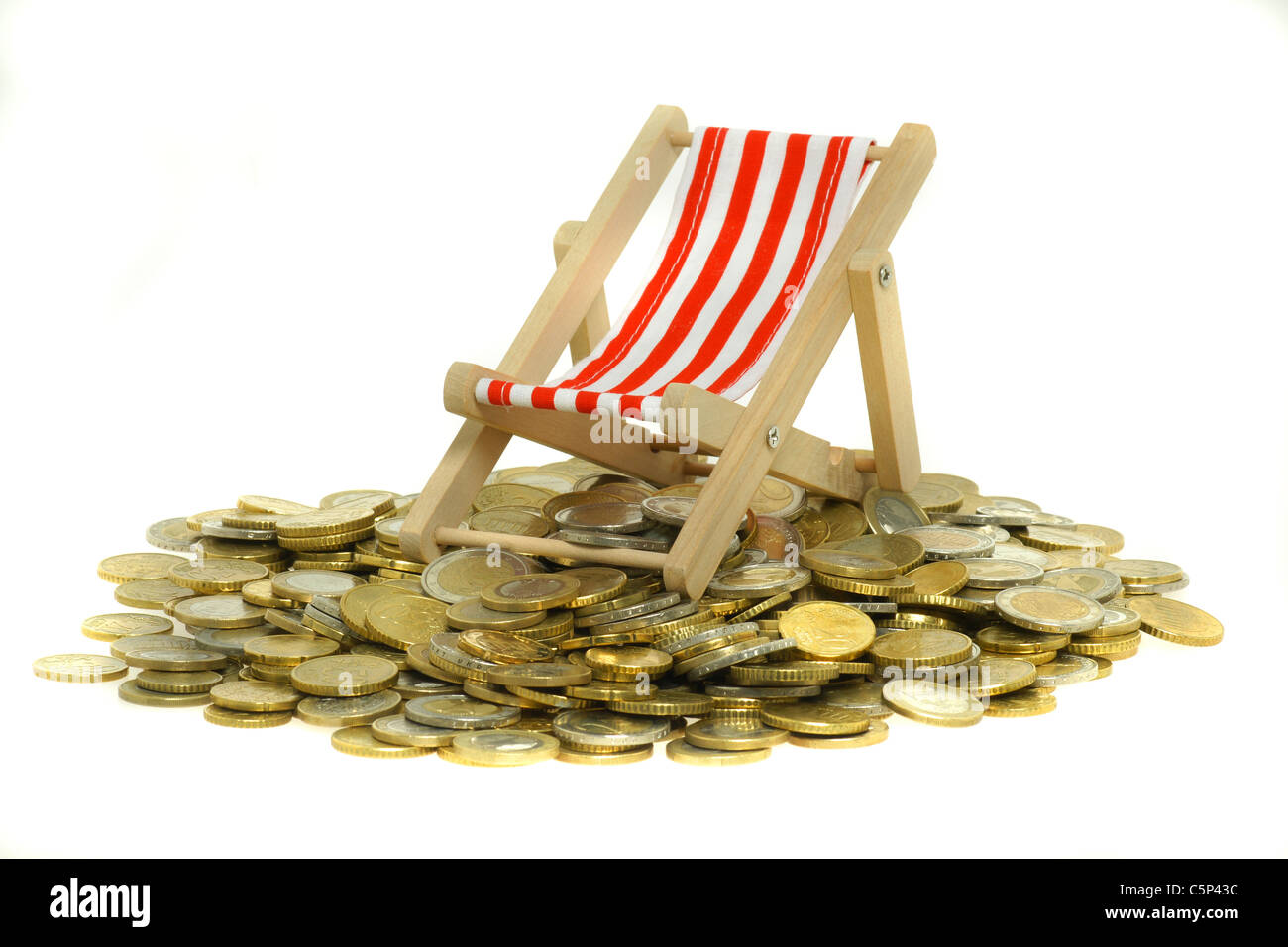 Maison de vacances de l'argent Banque D'Images