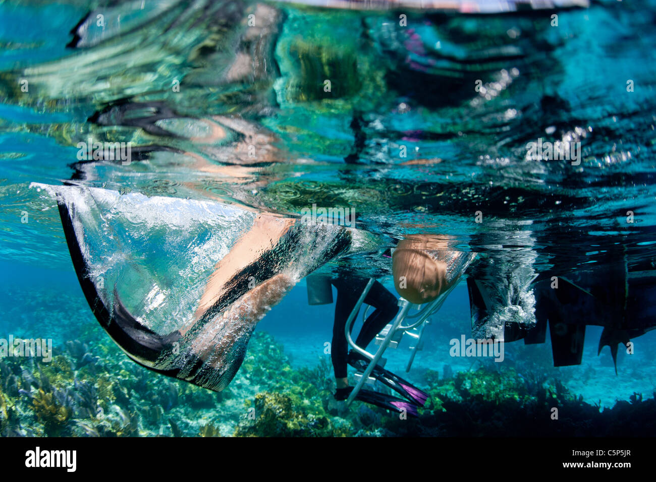 Sous-vue de pas de géant Banque D'Images