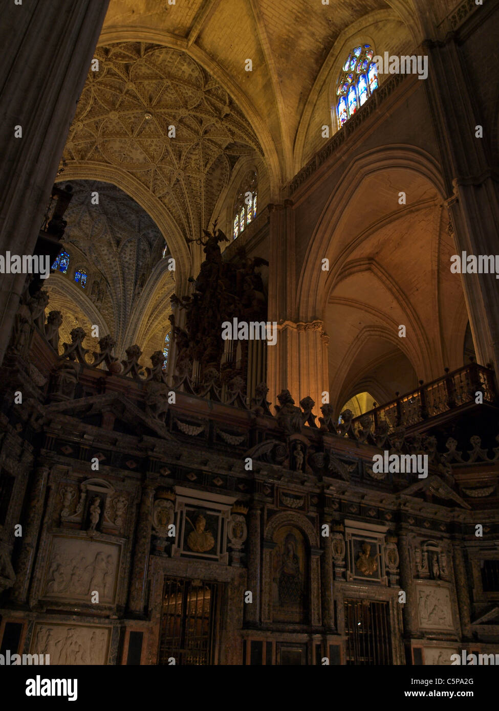 Cathédrale de Séville Banque D'Images