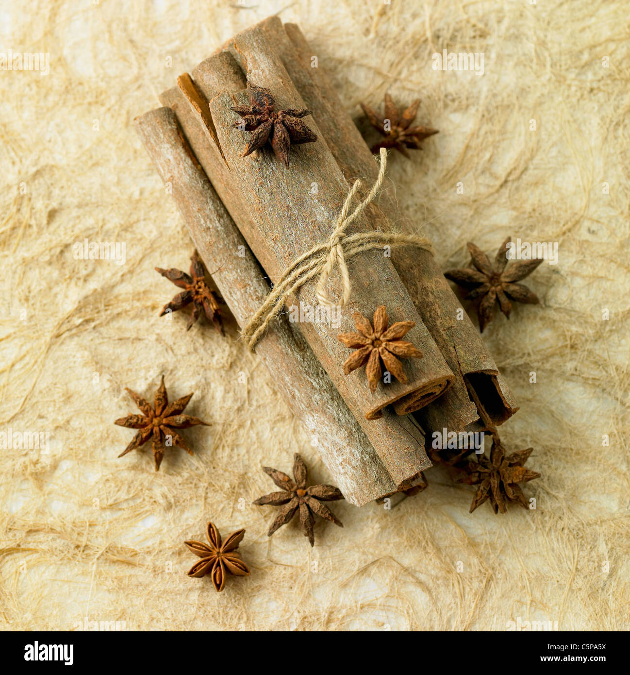 Cannelle et anis Banque D'Images