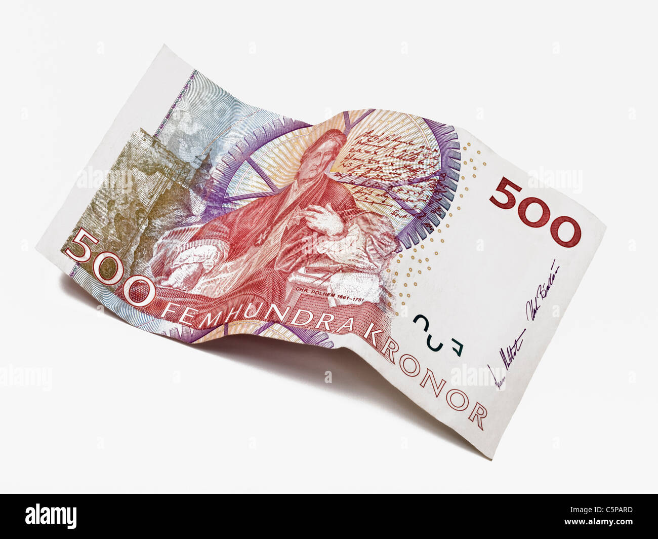 Detailansicht schwedischen von 500 Kronen | photo de détail 500 Couronne suédoise Banque D'Images