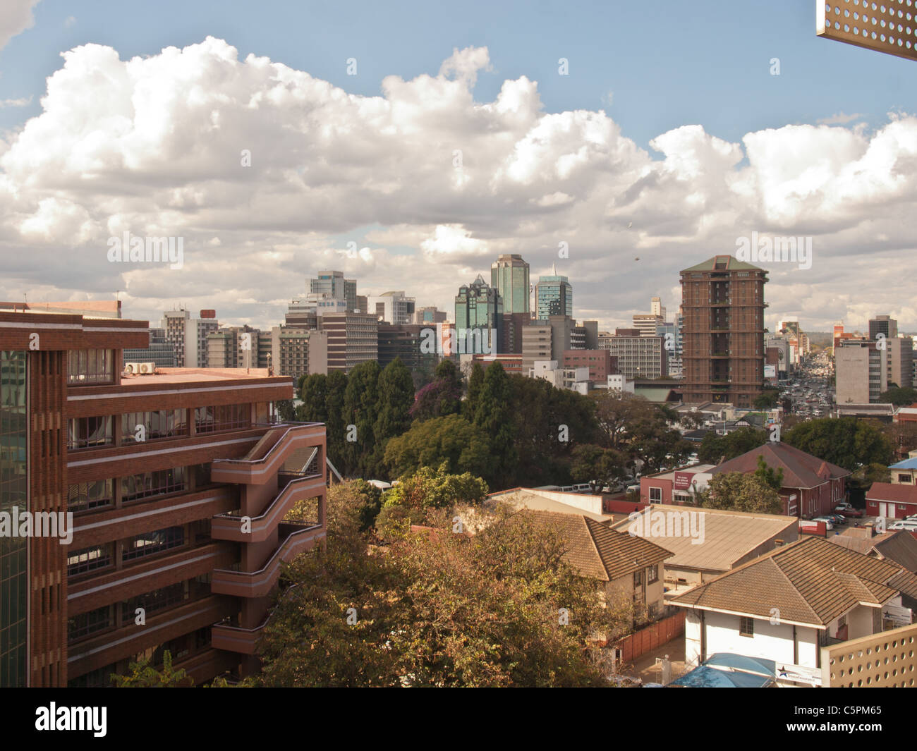 La Ville d'Harare, Zimbabwe Banque D'Images