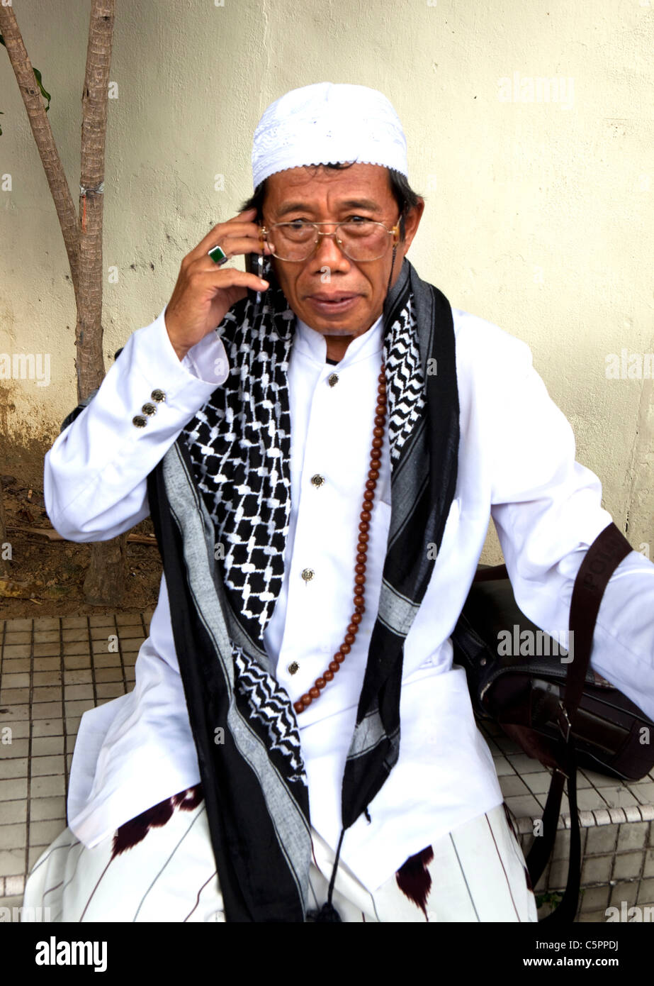 Musulman sur Arab Street, à Singapour Banque D'Images