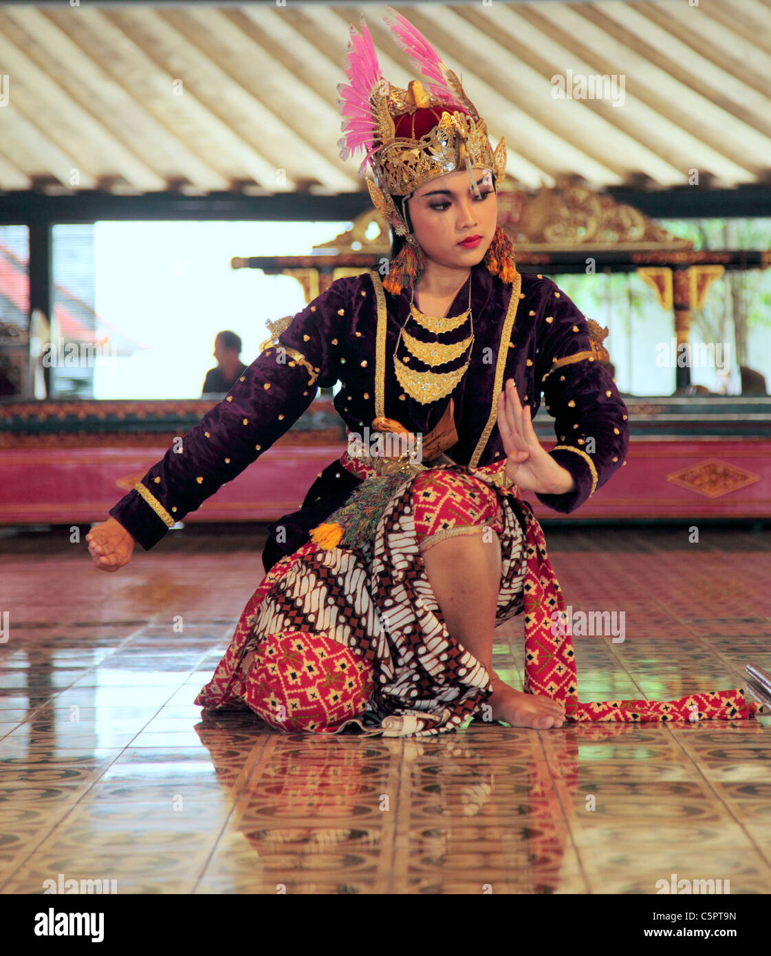 Show des danseurs, Jawa, Indonésie Banque D'Images
