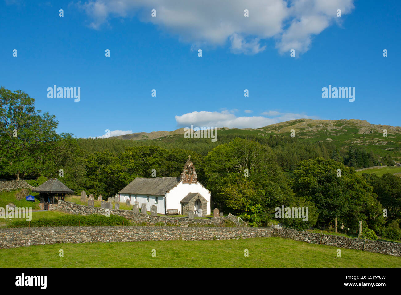 L'église Saint John's, Ulpha Duddon, vallée, Cumbria. England UK Banque D'Images