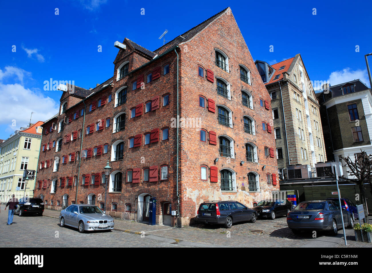 Immeuble du 16ème siècle, Copenhague, Danemark Banque D'Images