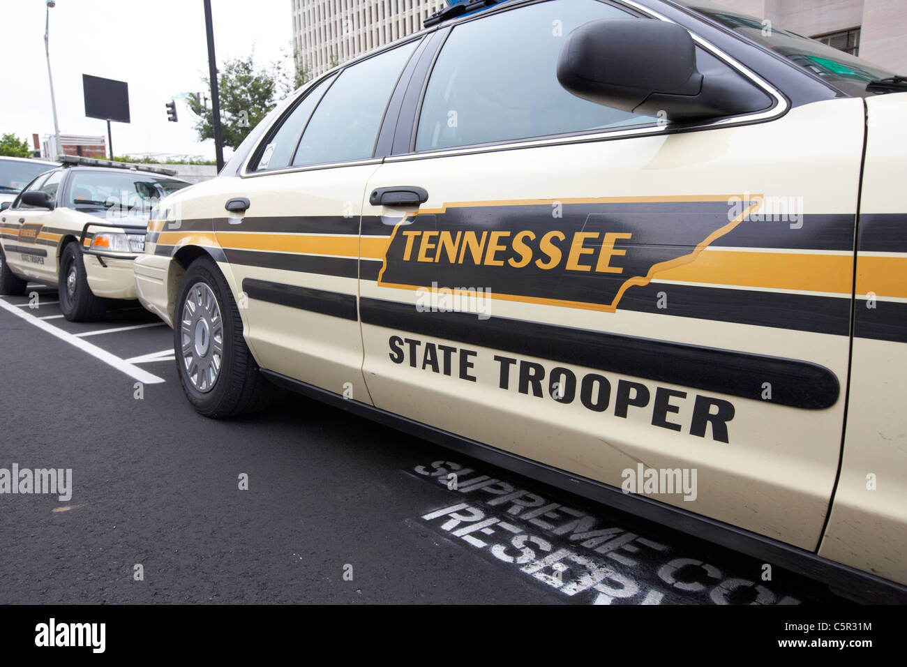 Tennessee state trooper voiture de patrouille Nashville Tennessee USA Banque D'Images