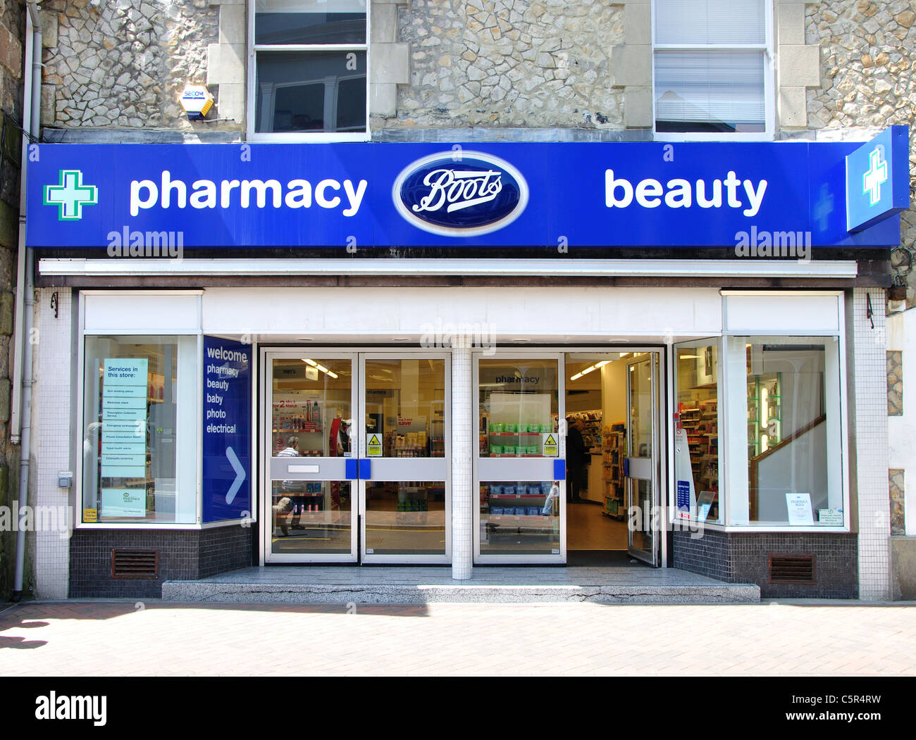 Boots the Chemist, Ventnor, île de Wight, Angleterre, RU Banque D'Images