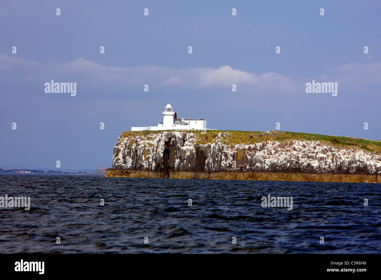 Inner Farne phare, Iles Farne, UK Banque D'Images