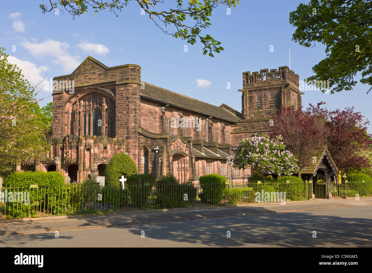 Christ Church, Port Sunlight, Wirral, Angleterre Banque D'Images