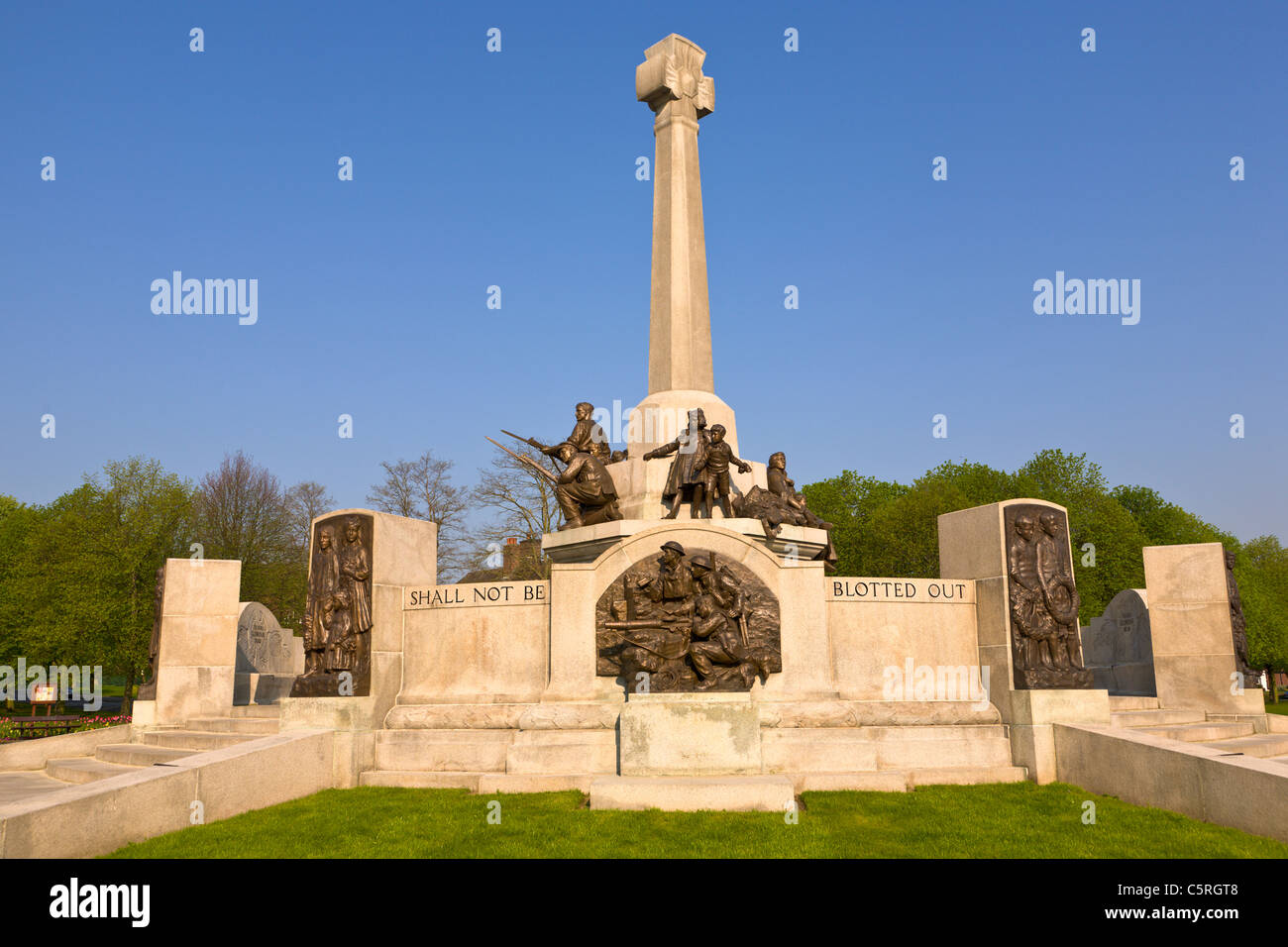 Monument commémoratif de guerre, Port Sunlight, Wirral, Angleterre Banque D'Images