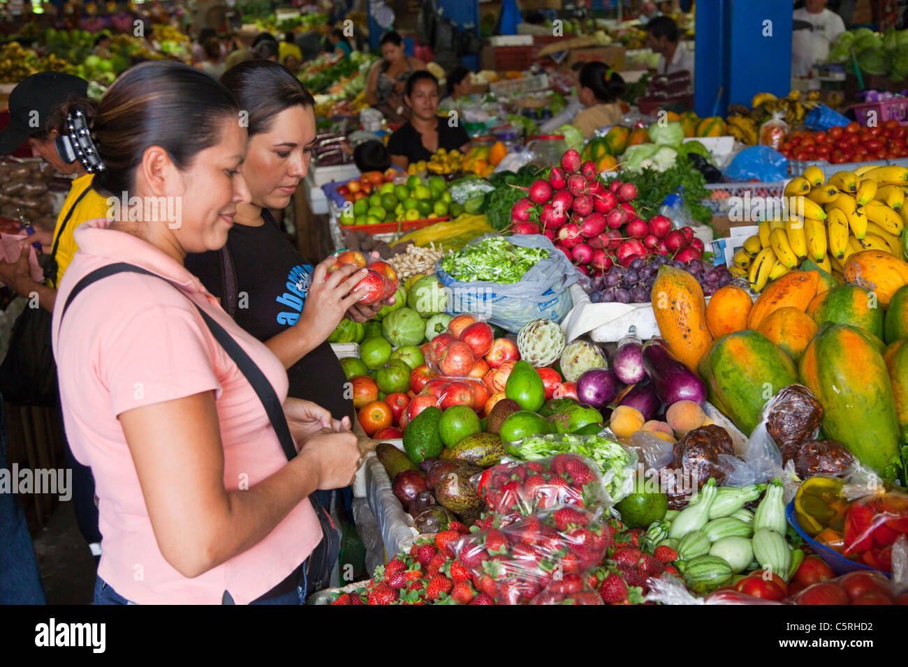 Dans Chaltenango Chaltenango marché, ministère, El Salvador Banque D'Images