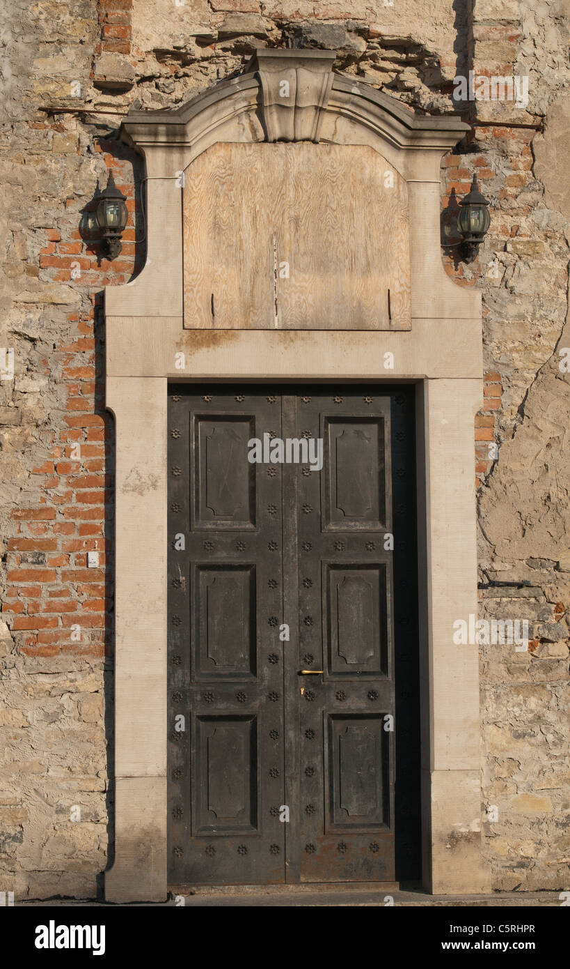 Ancienne porte de Kamyanets-Podilsky, Ukraine Banque D'Images