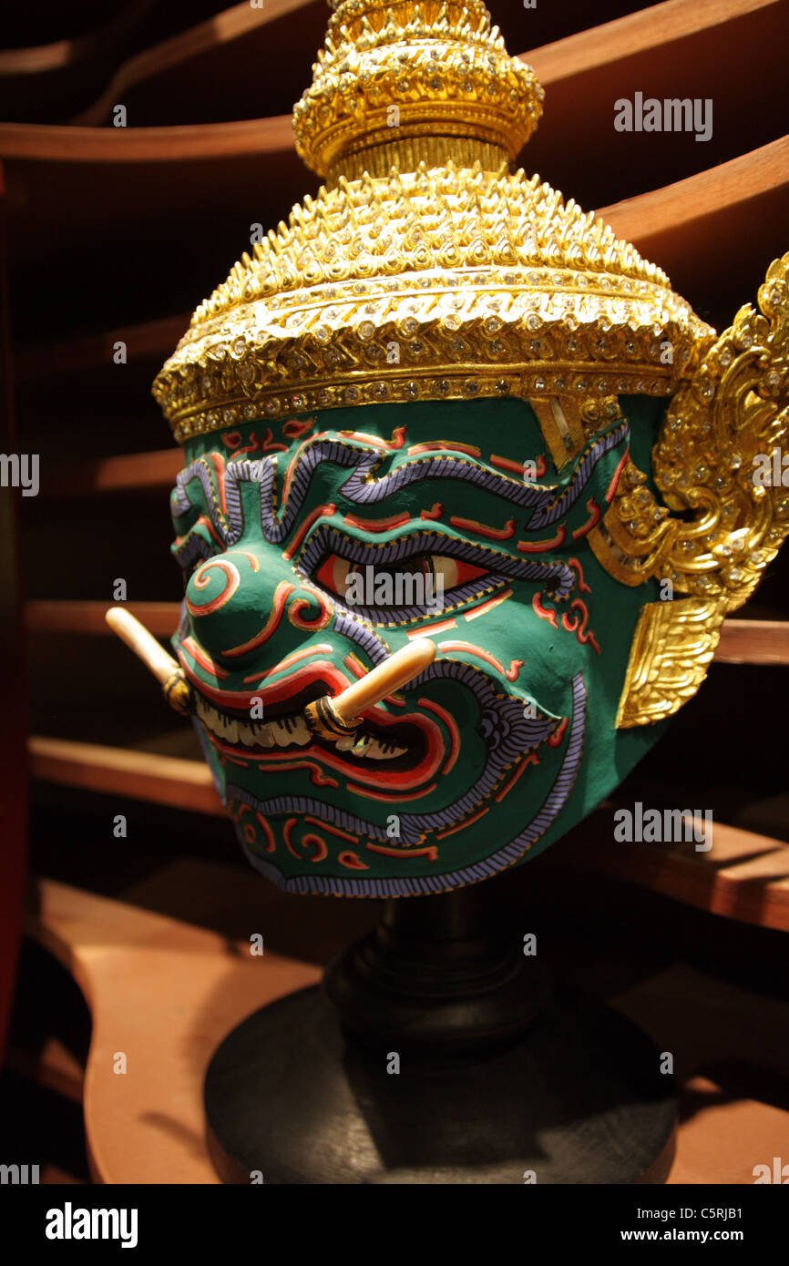 Masque de Khon thaïlandais Banque D'Images