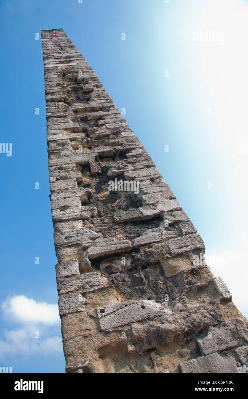 Colonne de Constantin Porphyrogénète, 10e siècle, Istanbul, Turquie Banque D'Images