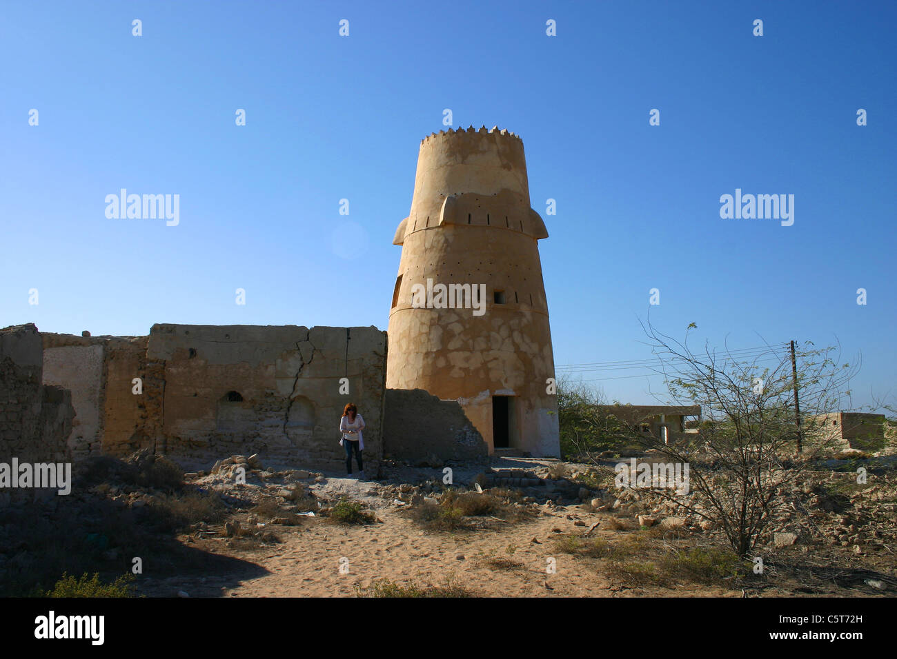 Tour à Al Jazeera Al Hamra, Ras Al Khaimah, ÉMIRATS ARABES UNIS Banque D'Images