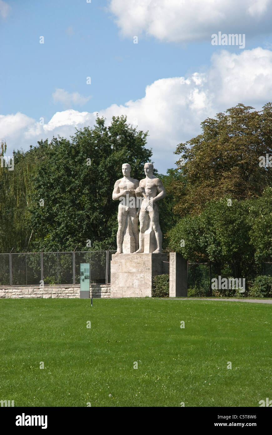 Allemagne, Berlin, stade olympique, le parc des sculptures en Banque D'Images