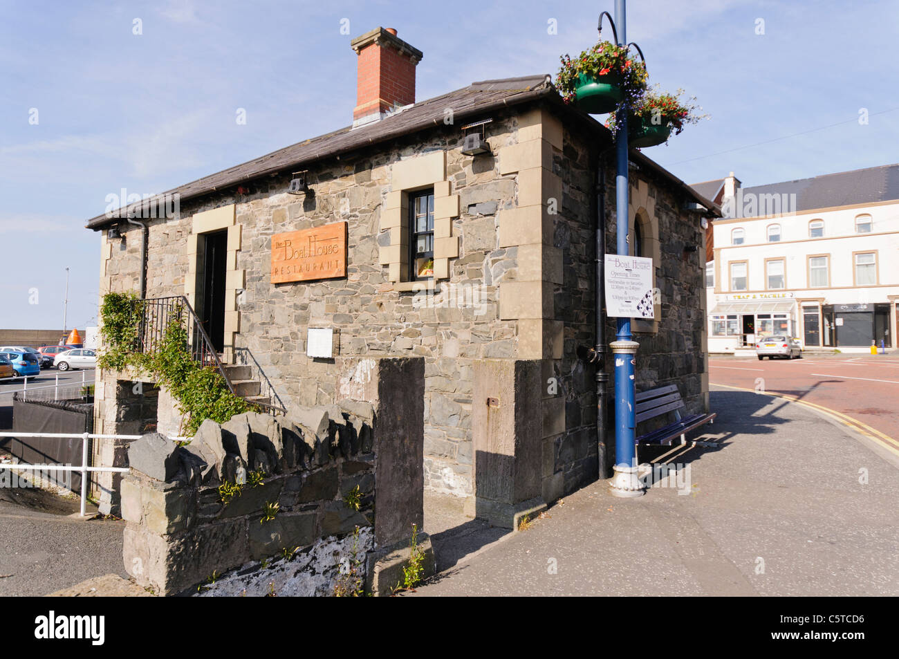 Le Boat House Restaurant, Bangor Banque D'Images