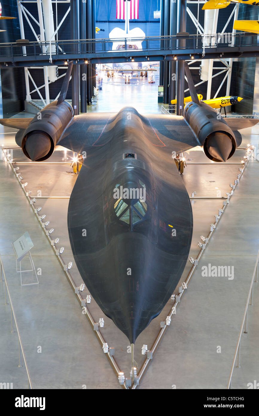 Blackbird au Dulles Air and Space Museum Steven F. Udvar-Hazy Center Banque D'Images