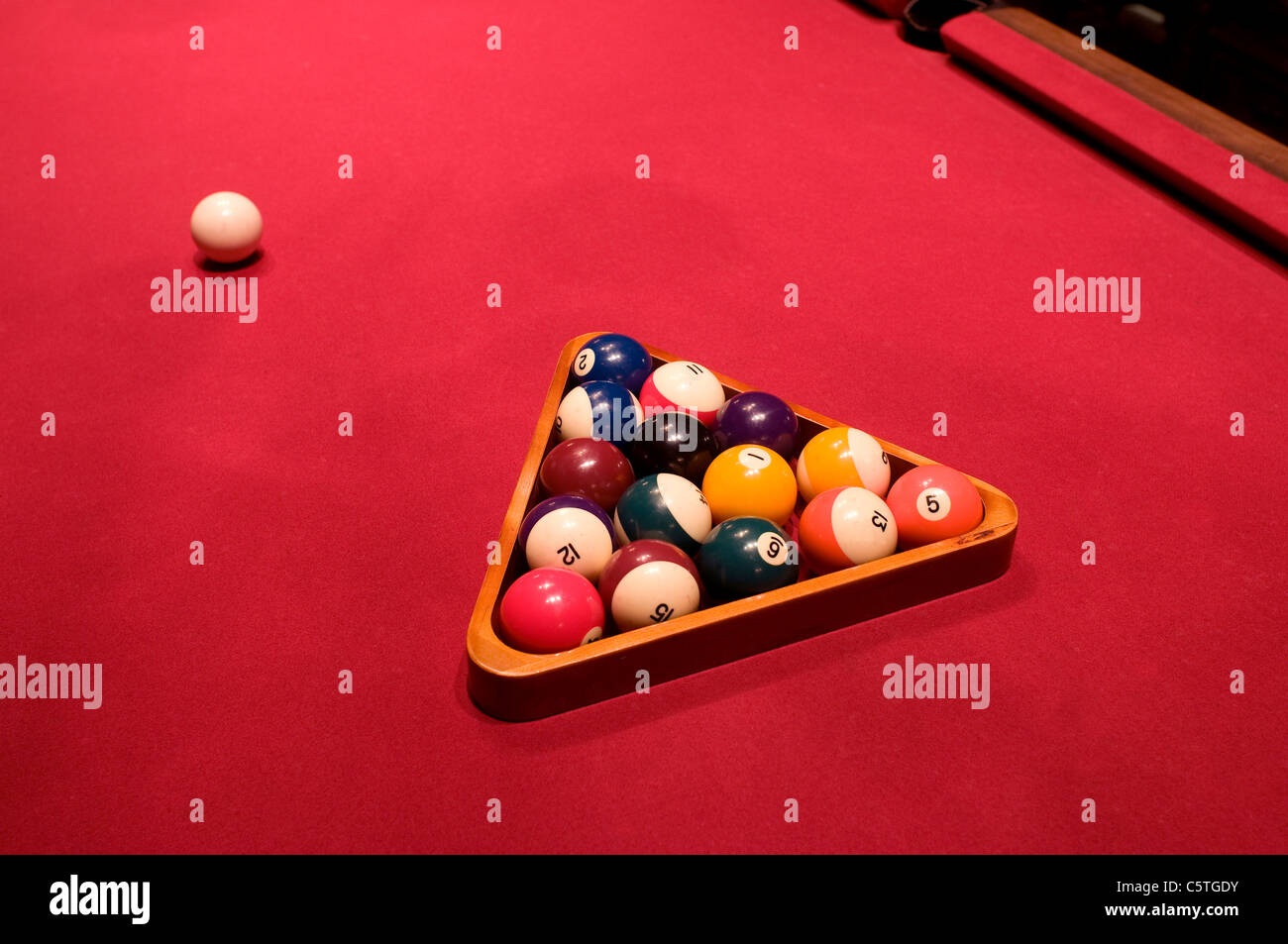 texture de table de billard rouge